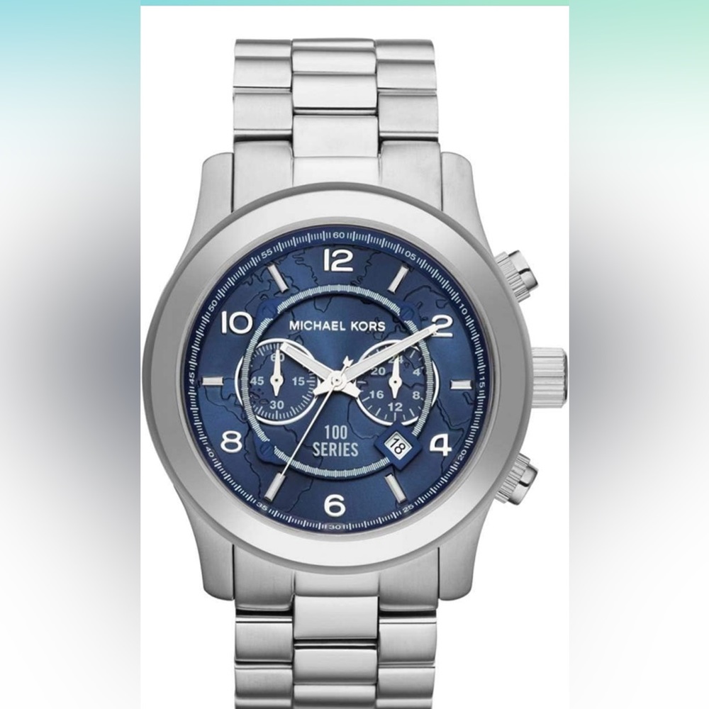 MICHAEL KORS Watch Hunger Stop Silver-Tone Stainless Steel MK8314 Watch. Unisex